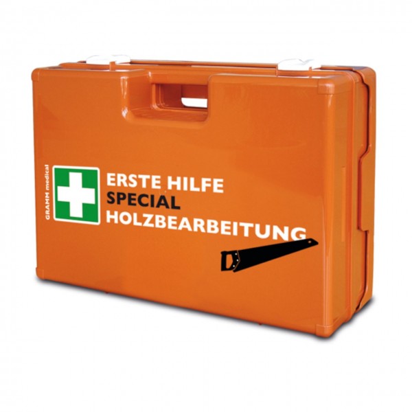 SPECIAL Holzverarbeitung Verbandkoffer MULTI mit DIN-Füllung 13 157 SPECIAL Holzverarbeitung