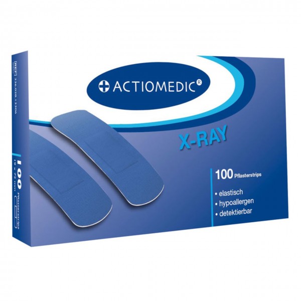 Actiomedic DETECT Elastic X- Ray Pflaster Strips, 19 x 72 mm