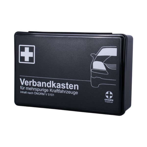 Auto-Verbandkasten schwarz inkl. ÖNORM V5101