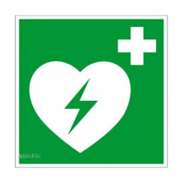 Defibrillator Aufkleber